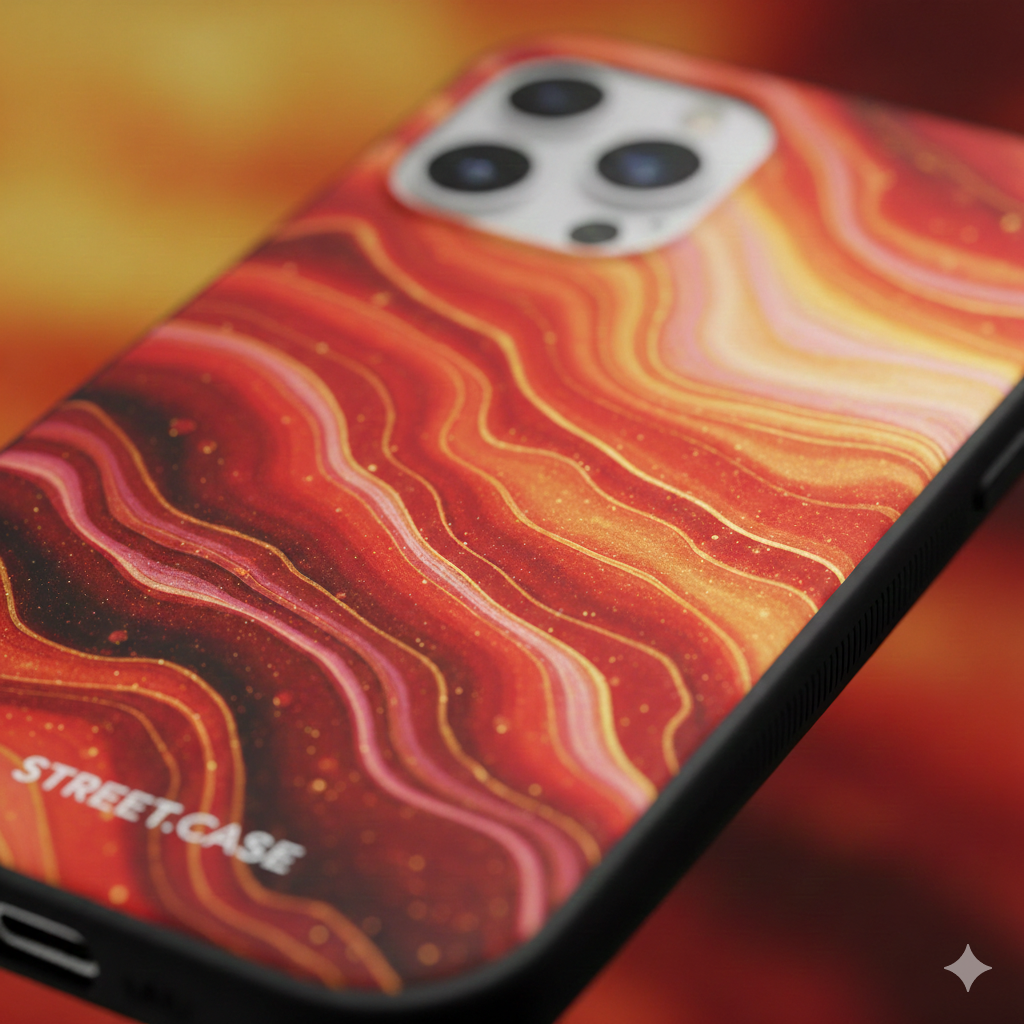 Funda iPhone 15 MagSafe – Mossa Cover con estampado líquido