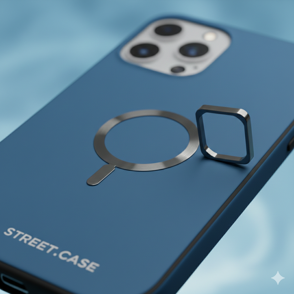 Funda Magnética con Anillo Soporte para iPhone 14 Pro Max