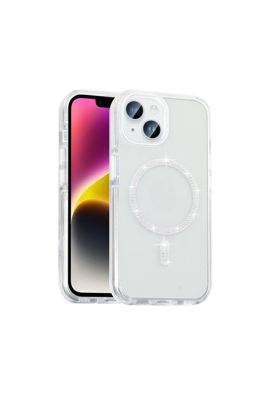 Funda Luxury Rhinestone MagSafe para iPhone 14