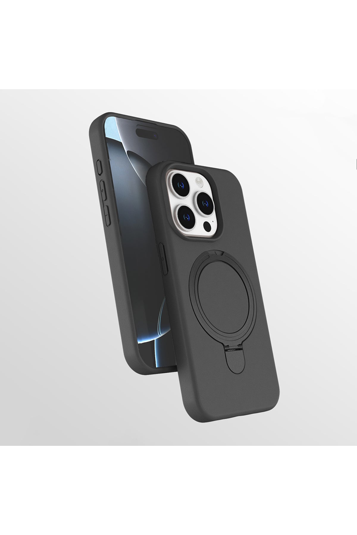 Funda Magnética con Anillo Soporte para iPhone 14 Pro Max